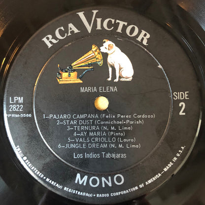 Los Indios Tabajaras - Maria Elena | Excellent (EX) Excellent (EX) - WORLD/LATIN / USED *EXCELLENT+*