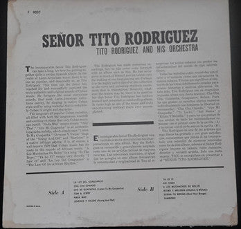 Tito Rodriguez And His Orchestra - Señor Tito Rodriguez (VINYL LP) | Near Mint- (NM-) Excellent (EX) - WORLD/LATIN / USED *NEAR MINT-*