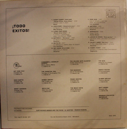 Various - ¡Todo Exitos! En Español *SHRINK* | Near Mint (NM) Near Mint (NM) - WORLD/LATIN / USED *NEAR MINT*