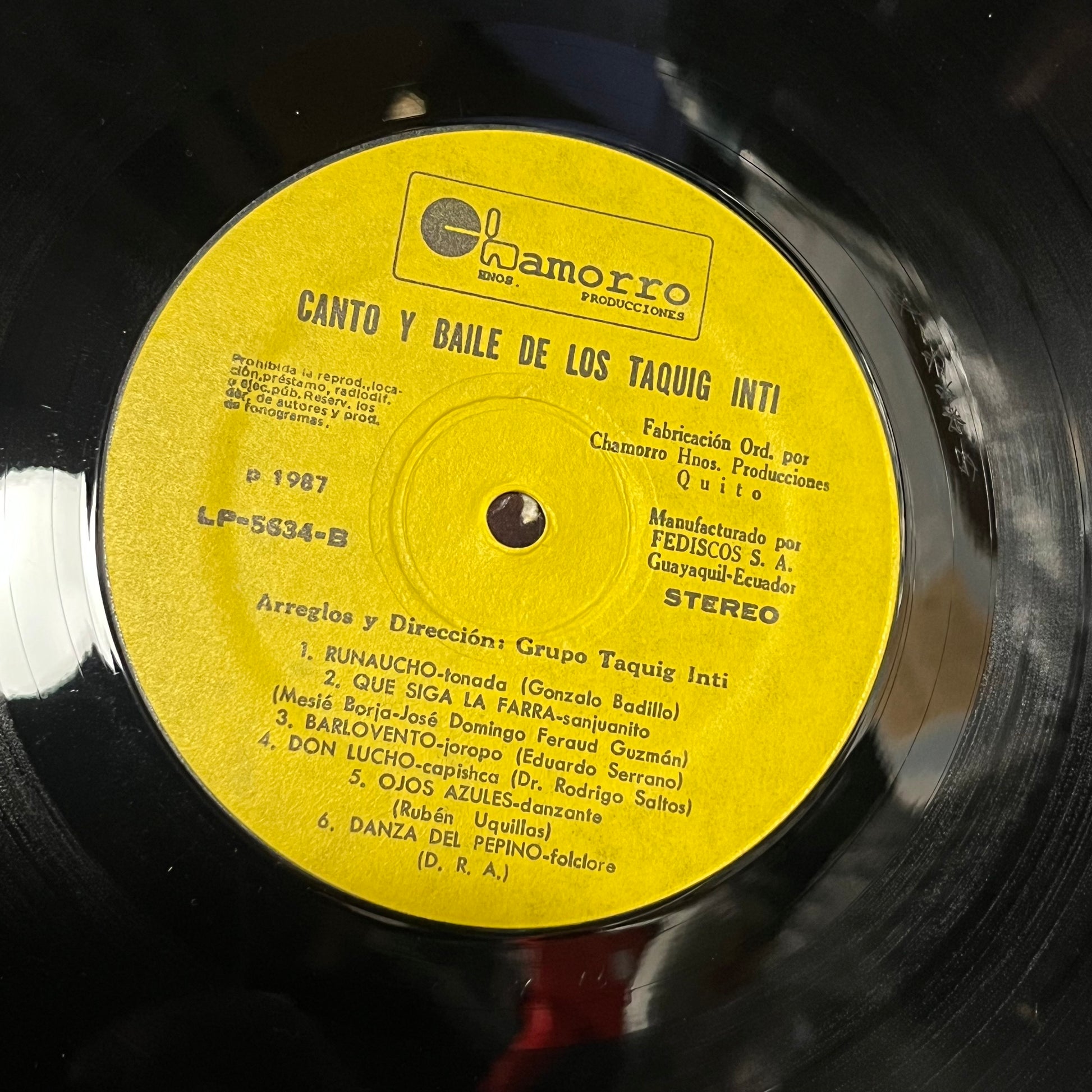 Taquig Inti | Near Mint (NM) Near Mint (NM) - WORLD/LATIN / USED *NEAR MINT*