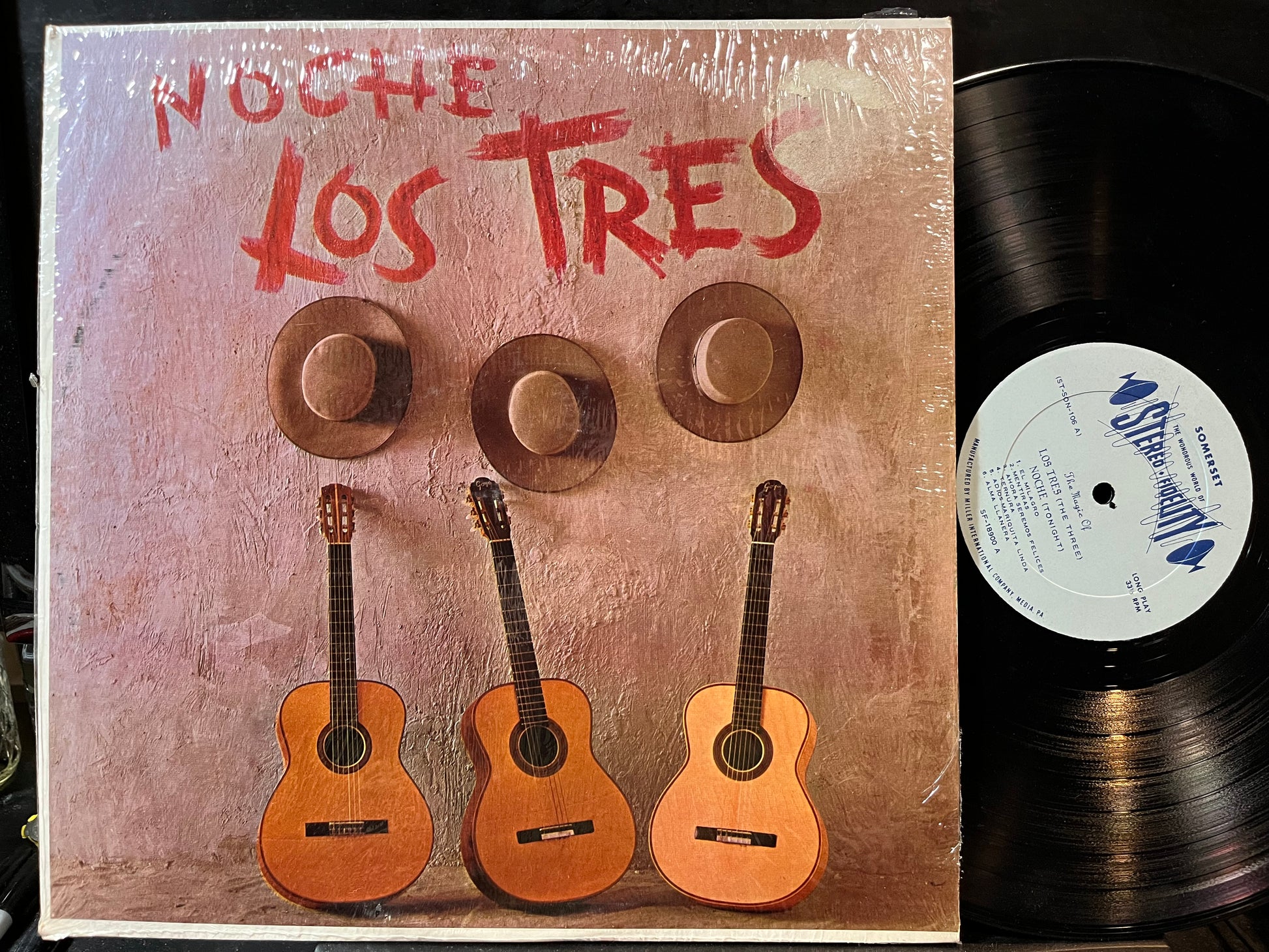 Los Tres (3) - Noche (VINYL) | Near Mint (NM) Near Mint (NM) - WORLD/LATIN / USED *NEAR MINT*