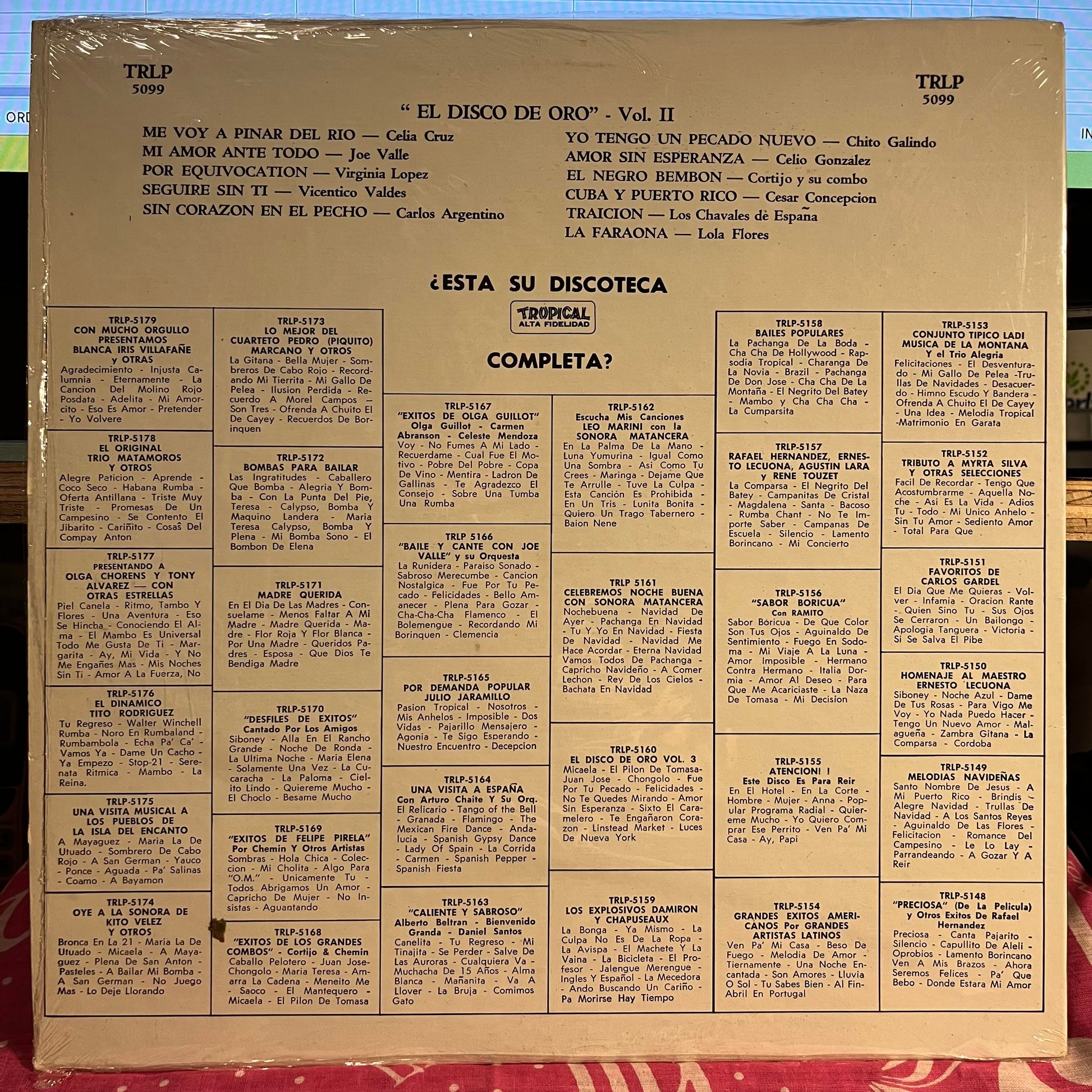 Various - El Disco De Oro: Vol. 2 | Near Mint (NM) Near Mint (NM) - WORLD/LATIN / USED *NEAR MINT*