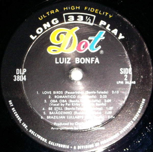 Luiz Bonfá (VINYL) | Very Good Plus (VG+) Near Mint (NM) - WORLD/LATIN / USED *VERY GOOD+*