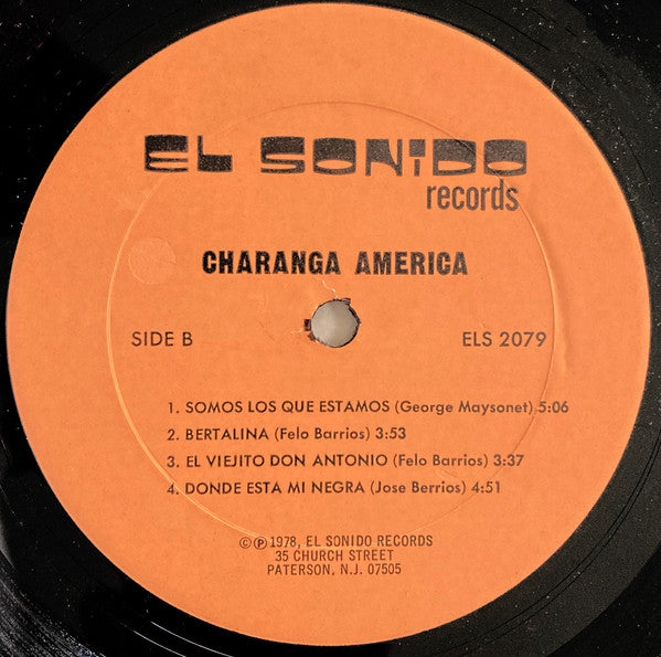 George Maysonet and Charanga America (VINYL) | Very Good Plus (VG+) Poor (P) - WORLD/LATIN / USED *VERY GOOD+*
