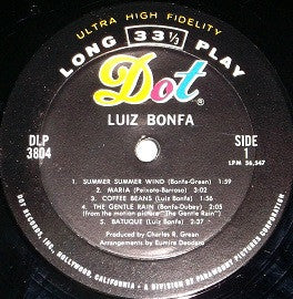 Luiz Bonfá (VINYL) | Very Good Plus (VG+) Near Mint (NM) - WORLD/LATIN / USED *VERY GOOD+*