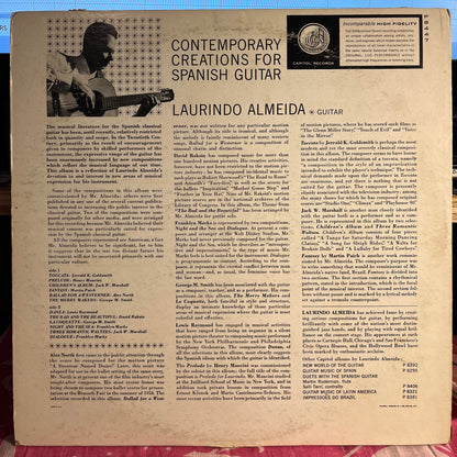 Laurindo Almeida - Contemporary Creations For Spanish Guitar | Very Good (VG) Excellent (EX) - WORLD/LATIN / USED *VERY GOOD*