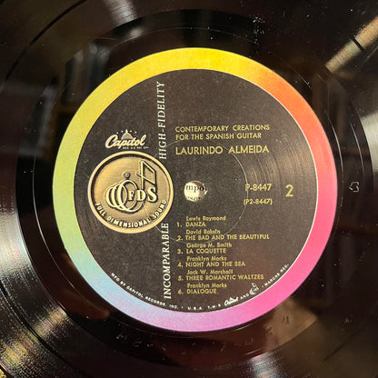 Laurindo Almeida - Contemporary Creations For Spanish Guitar | Very Good (VG) Excellent (EX) - WORLD/LATIN / USED *VERY GOOD*