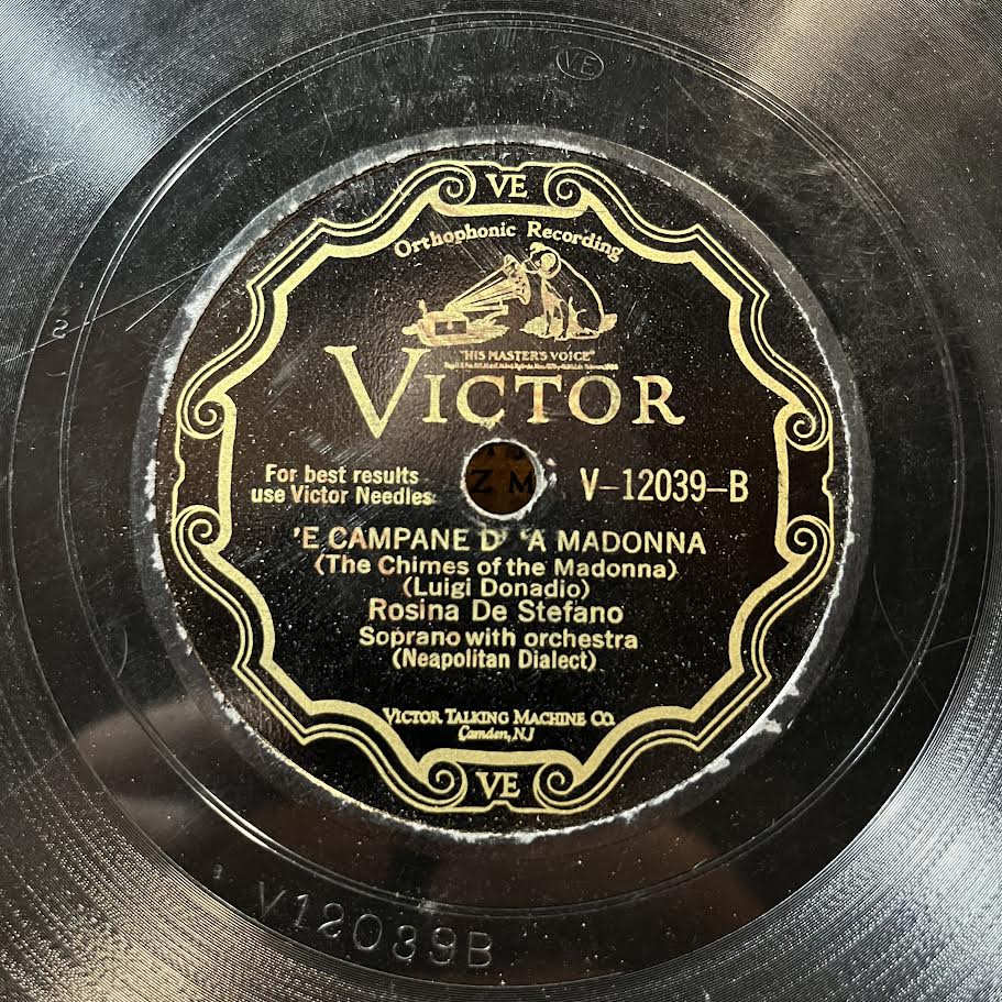 ROSINA DE STEFANO - Patria Luntana / E Campane D A Madonna (10" 78RPM) | Very Good (VG) Generic - WORLD/LATIN / USED *VERY GOOD*