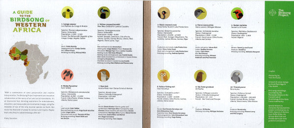 Various - A Guide To The Birdsong Of Western Africa (CD) | Mint (M) Mint (M) - WORLD *NEW*