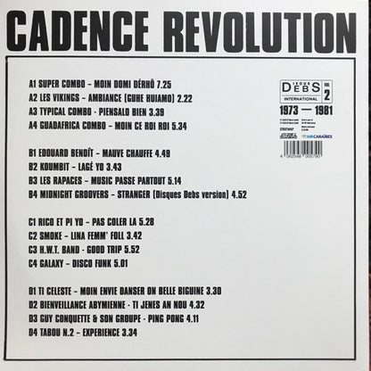 Disques Debs International Vol 2 (Cadence Revolution 1973-1981)(2xVINYL) | Mint (M) Mint (M) - WORLD *NEW*