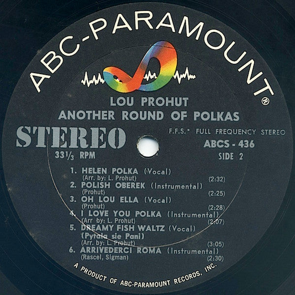 Louis Prohut - Another Round Of Polkas | Near Mint (NM) Near Mint (NM) - WORLD/POLKA / USED *NEAR MINT*