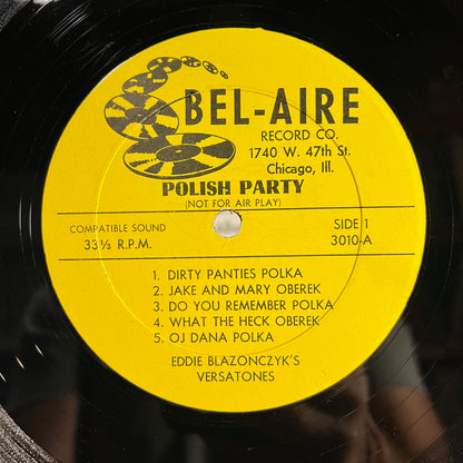 Eddie Blazonczyk's Versatones - Polish Party | Near Mint (NM) Near Mint (NM) - WORLD/POLKA / USED *NEAR MINT*