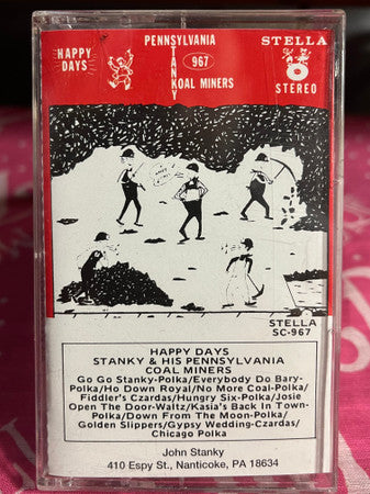 Stanky And The Coal Miners - Happy Days | Near Mint (NM) Near Mint (NM) - WORLD/POLKA / USED *NEAR MINT*