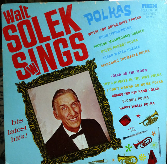 Walter Solek - Walt Solek Sings | Very Good Plus (VG+) Near Mint (NM) - WORLD/POLKA / USED *VERY GOOD++*