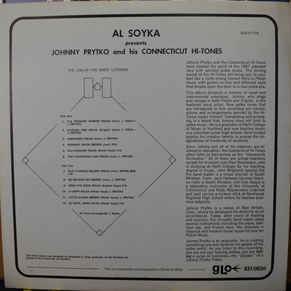 Johnny Prytko - Play Pennant Winning Polkas | Very Good Plus (VG+) Near Mint (NM) - WORLD/POLKA / USED *VERY GOOD++*
