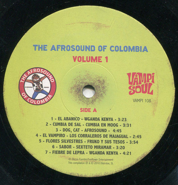 The Afrosound Of Colombia Volume 1 *LIGHT CREASE*(3xVINYL) | Mint (M) Excellent+ (EX+) - WORLD *SEALED*