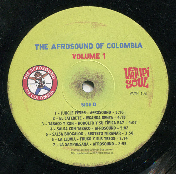 The Afrosound Of Colombia Volume 1 *LIGHT CREASE*(3xVINYL) | Mint (M) Excellent+ (EX+) - WORLD *SEALED*