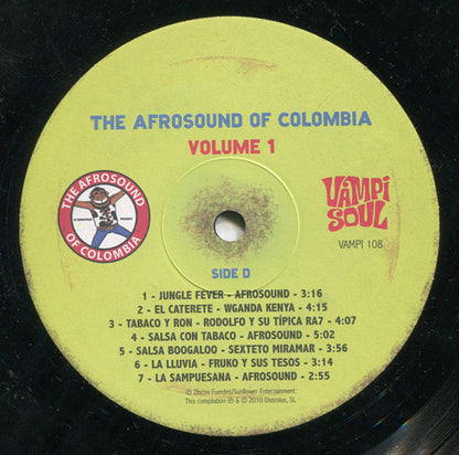 The Afrosound Of Colombia Volume 1 *LIGHT CREASE*(3xVINYL) | Mint (M) Excellent+ (EX+) - WORLD *SEALED*