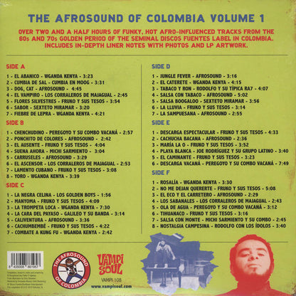The Afrosound Of Colombia Volume 1 *LIGHT CREASE*(3xVINYL) | Mint (M) Excellent+ (EX+) - WORLD *SEALED*
