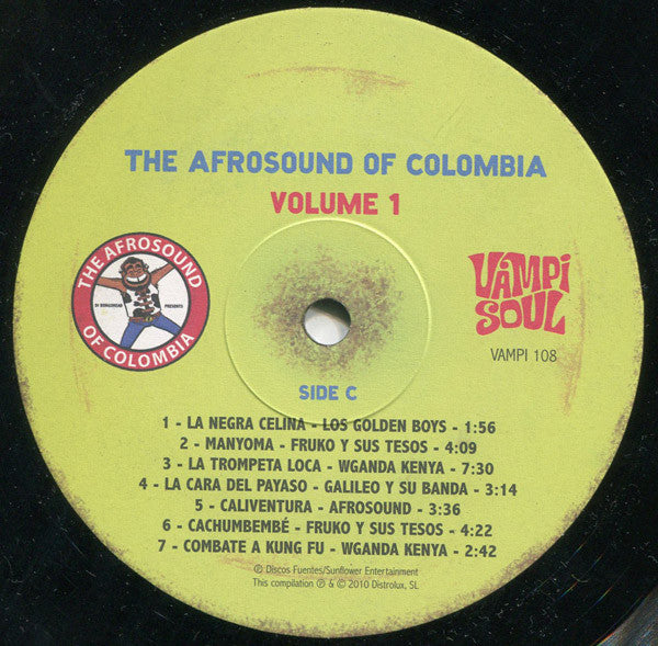 The Afrosound Of Colombia Volume 1 *LIGHT CREASE*(3xVINYL) | Mint (M) Excellent+ (EX+) - WORLD *SEALED*