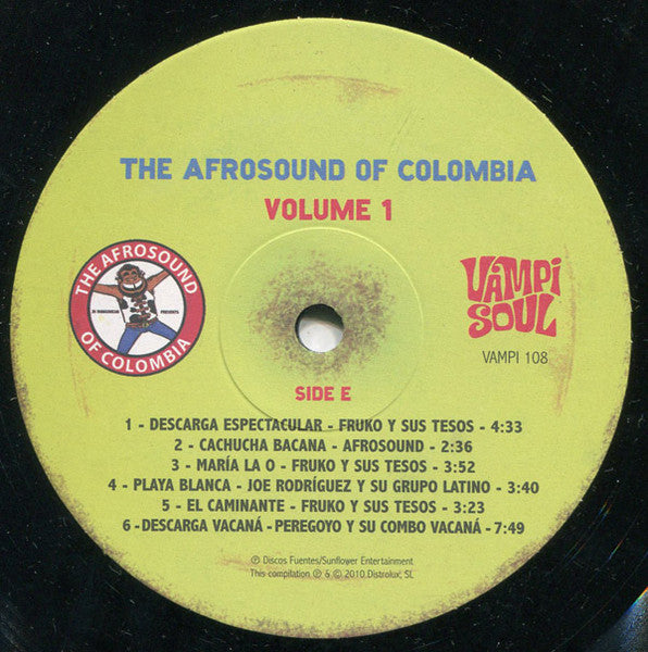 The Afrosound Of Colombia Volume 1 *LIGHT CREASE*(3xVINYL) | Mint (M) Excellent+ (EX+) - WORLD *SEALED*