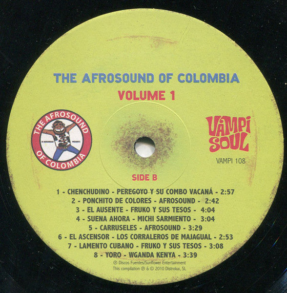 The Afrosound Of Colombia Volume 1 *LIGHT CREASE*(3xVINYL) | Mint (M) Excellent+ (EX+) - WORLD *SEALED*