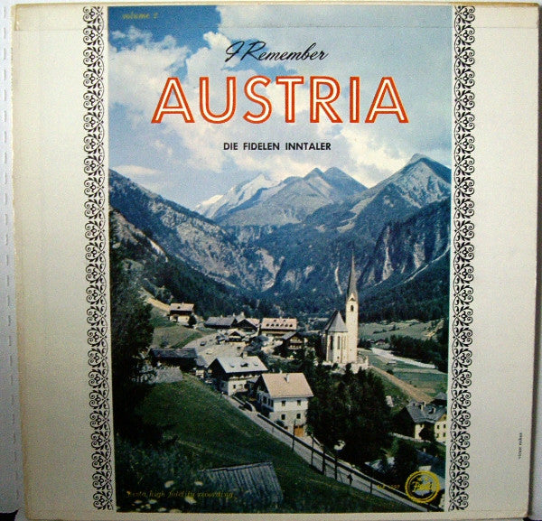 I Remember Austria Volume 2 (VINYL) | Excellent+ (EX+) Excellent+ (EX+) - WORLD / USED *EXCELLENT+*