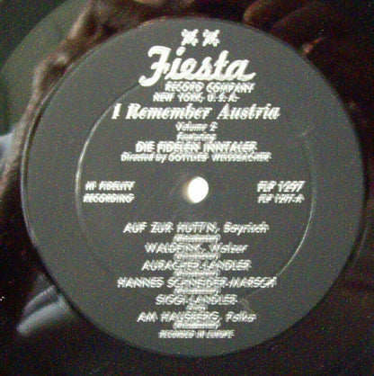 I Remember Austria Volume 2 (VINYL) | Excellent+ (EX+) Excellent+ (EX+) - WORLD / USED *EXCELLENT+*