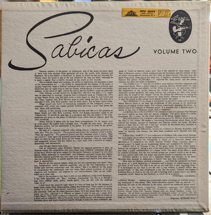 Sabicas - The Greatest Flamenco Guitarist Volume II | Excellent (EX) Excellent (EX) - WORLD / USED *EXCELLENT+*
