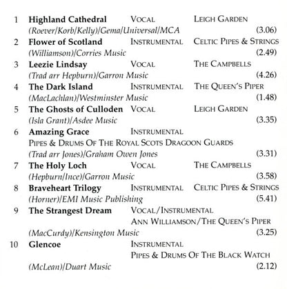 Heart Of The Highlands (The Great Celtic Anthems Of Scotland) (CD) | Near Mint (NM) Excellent (EX) - WORLD / USED *NEAR MINT-*