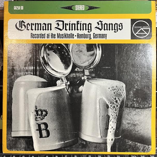 German Drinking Songs (VINYL) | Near Mint (NM or M-) Near Mint- (NM-) - WORLD / USED *NEAR MINT*
