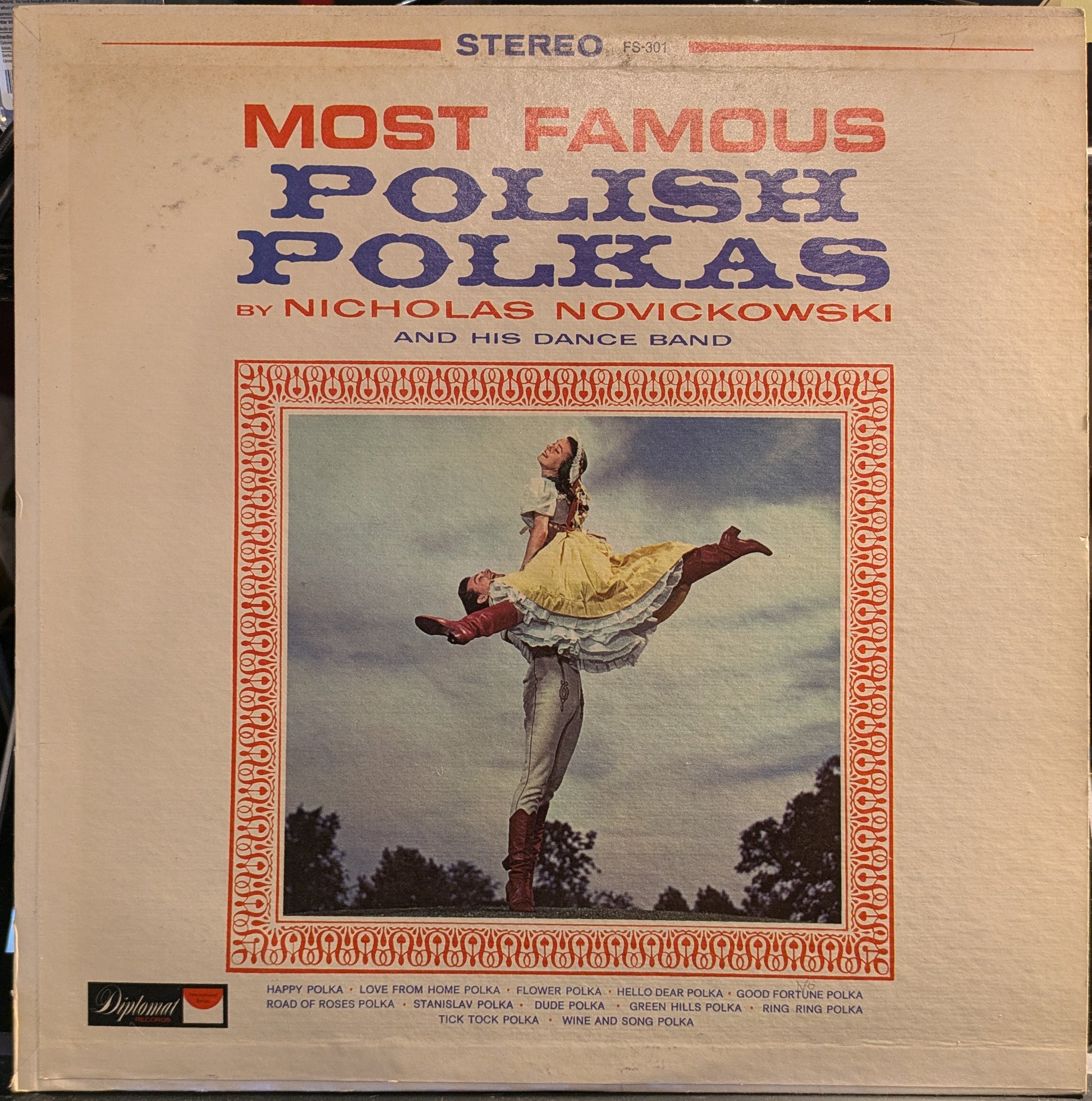 Nicholas Novickowski - Most Famous Polish Polkas By Nicholas Novickowski And His Dance Band | Very Good Plus (VG+) Very Good Plus (VG+) - WORLD / USED *VERY GOOD+*