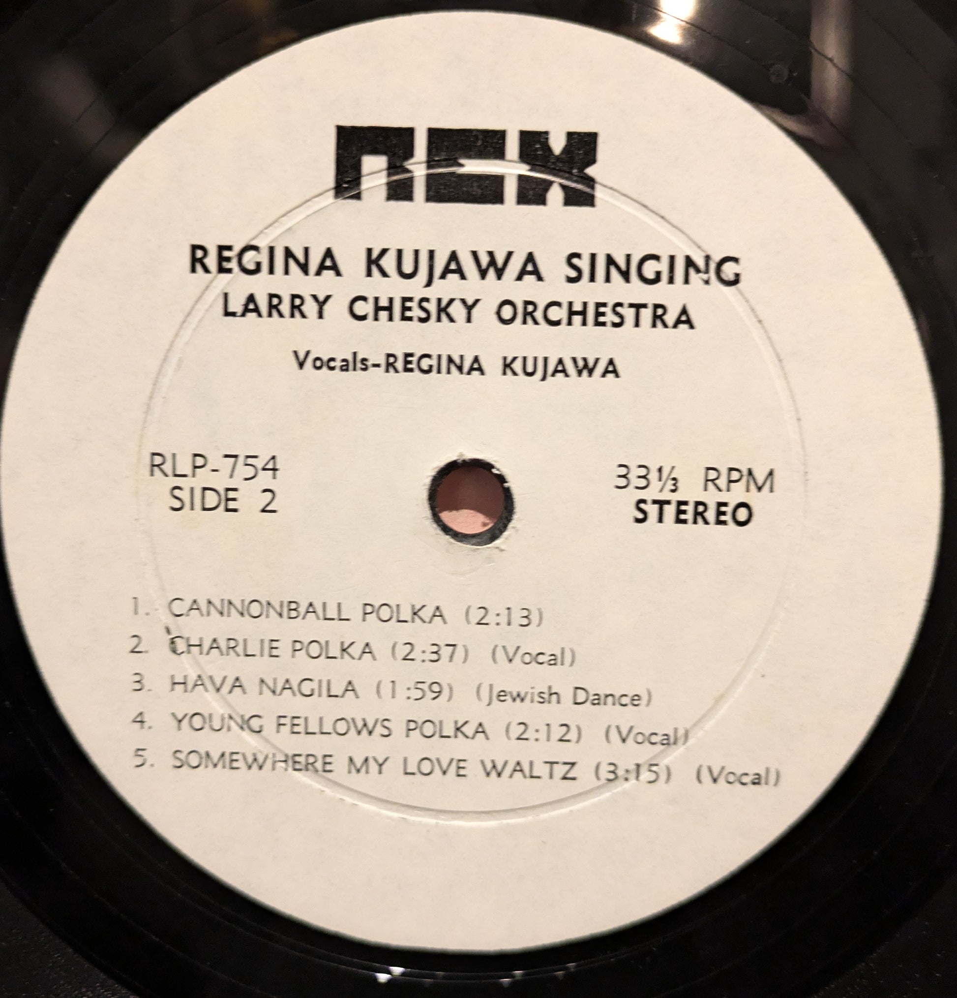 Larry Chesky And His Orchestra - Regina Kujawa Singing | Very Good Plus (VG+) Excellent+ (EX+) - WORLD / USED *VERY GOOD+*