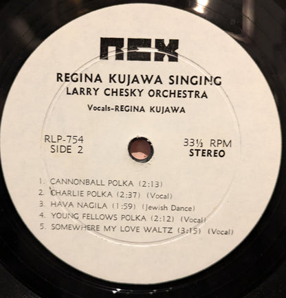 Larry Chesky And His Orchestra - Regina Kujawa Singing | Very Good Plus (VG+) Excellent+ (EX+) - WORLD / USED *VERY GOOD+*