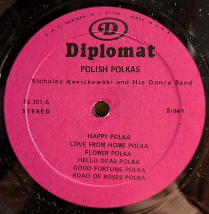 Nicholas Novickowski - Most Famous Polish Polkas By Nicholas Novickowski And His Dance Band | Very Good Plus (VG+) Very Good Plus (VG+) - WORLD / USED *VERY GOOD+*