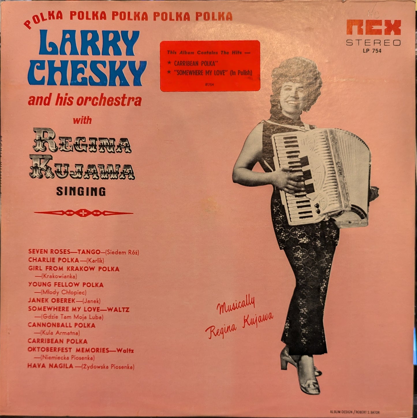 Larry Chesky And His Orchestra - Regina Kujawa Singing | Very Good Plus (VG+) Excellent+ (EX+) - WORLD / USED *VERY GOOD+*