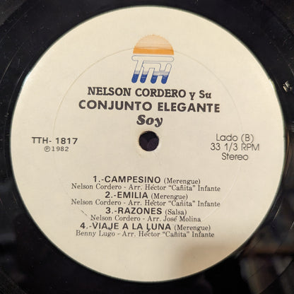 Nelson Cordero Y Su Conjunto Elegante - Soy | Very Good Plus (VG+) Very Good (VG) - WORLD / USED *VERY GOOD+*