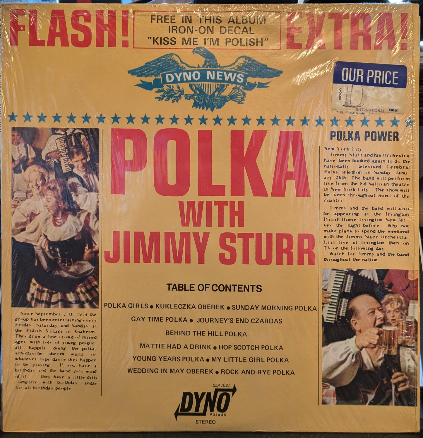 Jimmy Sturr - Polka With Jimmy Sturr *SHRINK* | Very Good Plus (VG+) Near Mint (NM) - WORLD/ USED *VERY GOOD+*