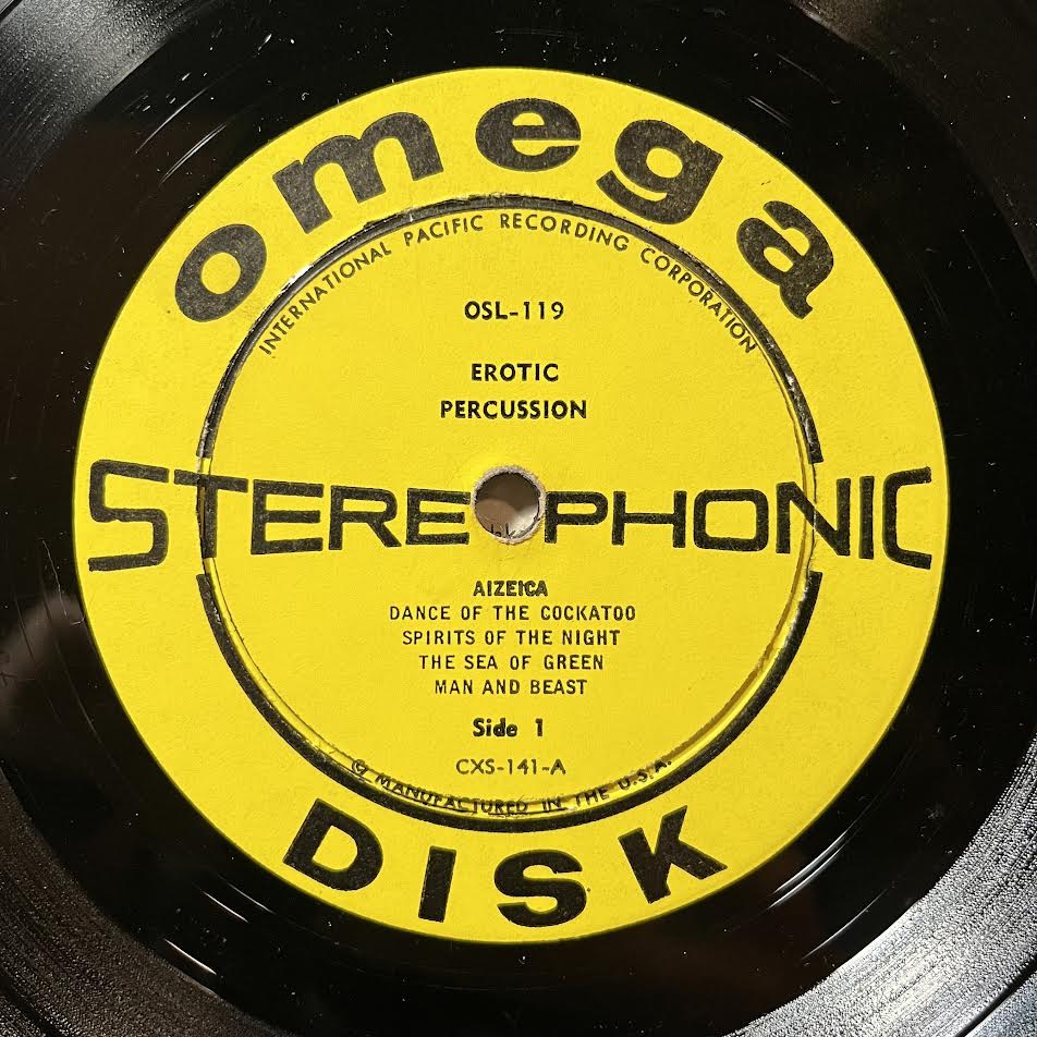 Unknown Artist - Erotic Percussion (VINYL) | Very Good Plus (VG+) Excellent (EX) - WORLD / USED *VERY GOOD+*