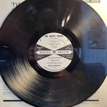 Danny Rubinstein And His Orchestra - The Happy People *PROMO* | Very Good (VG) Very Good (VG) - WORLD / USED *VERY GOOD*