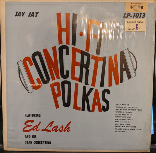 Eddie Lash - Hi-Fi Concertina Polkas *SHRINK* | Very Good (VG) Near Mint (NM) - WORLD/ USED *VERY GOOD*