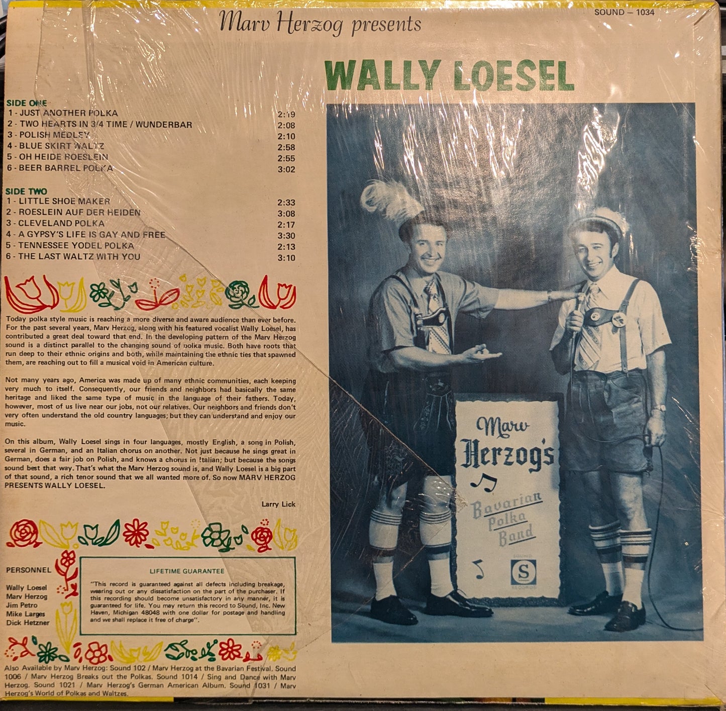 Marv Herzog - Marv Herzog Presents Wally Loesel *SHRINK* | Very Good (VG) Excellent (EX) - WORLD / USED *VERY GOOD*