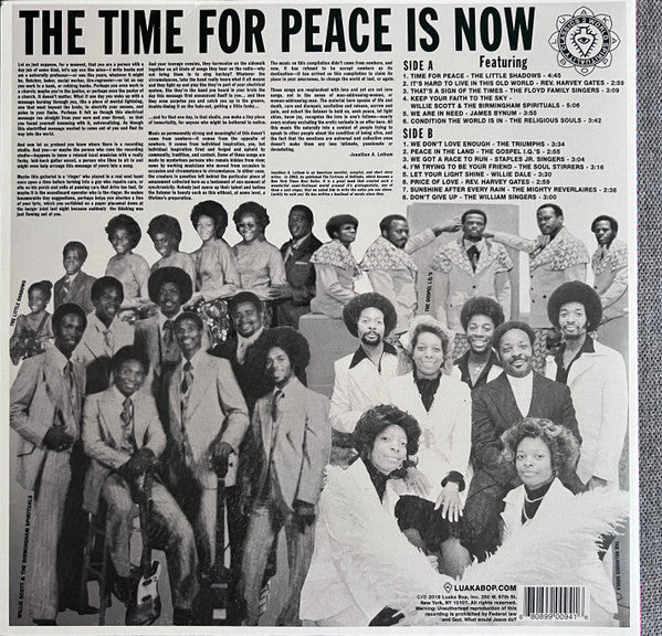The Time For Peace Is Now (Gospel Music About Us) (CD) | Mint (M) Mint (M) - WORLD