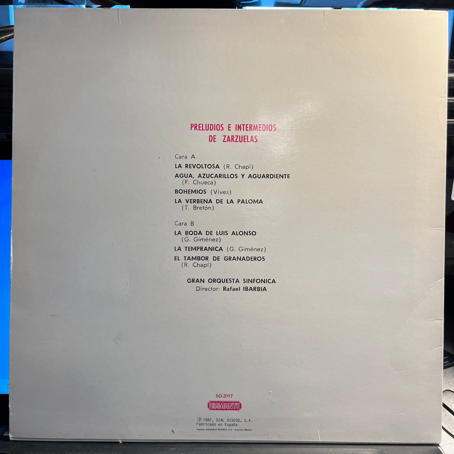 Rafael Ibarbia - Preludios E Intermedios De Zarzuela | Excellent (EX) Excellent (EX) - WORLD