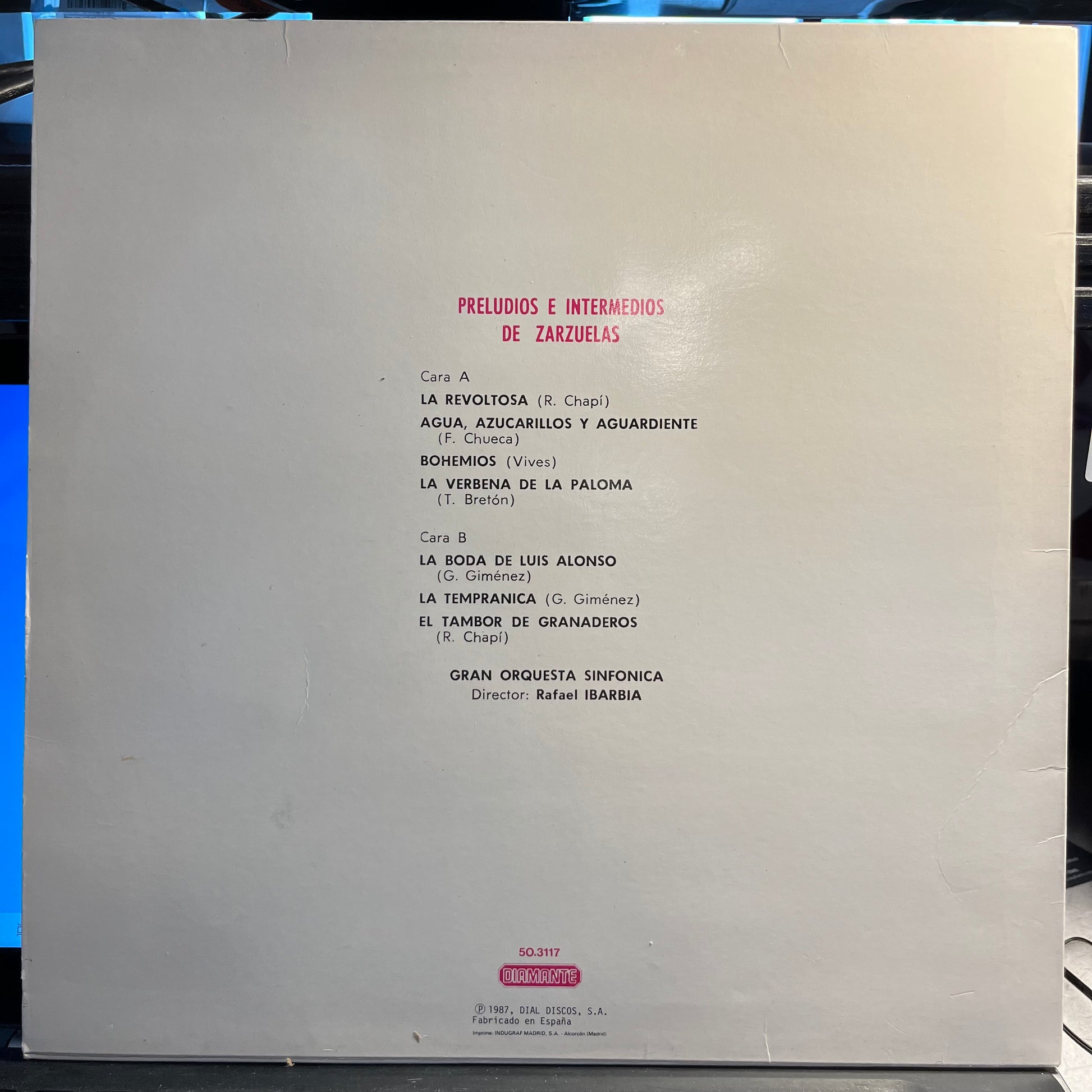 Rafael Ibarbia - Preludios E Intermedios De Zarzuela | Excellent (EX) Excellent (EX) - WORLD