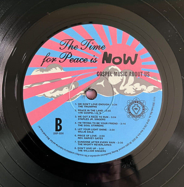 The Time For Peace Is Now (Gospel Music About Us) (CD) | Mint (M) Mint (M) - WORLD