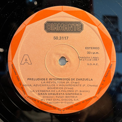 Rafael Ibarbia - Preludios E Intermedios De Zarzuela | Excellent (EX) Excellent (EX) - WORLD