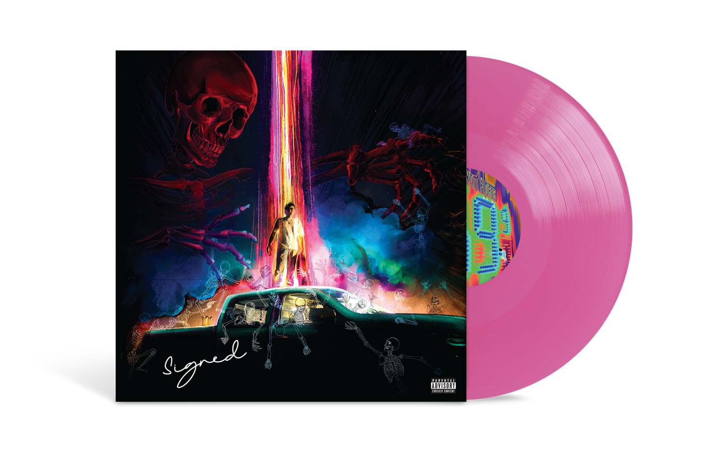 Wyatt Flores - Scared Of Heights [Neon Pink LP] [Signed] |
