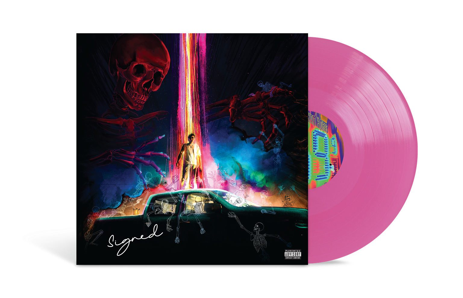 Wyatt Flores - Scared Of Heights [Neon Pink LP] [Signed] |