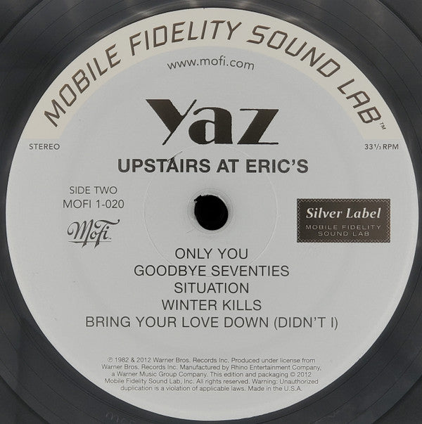 Upstairs At Eric's (MFSL VINYL) | Mint (M) Mint (M) - NEW WAVE *SEALED*